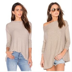 Free People We The Free Lover Pullover XS Taupe